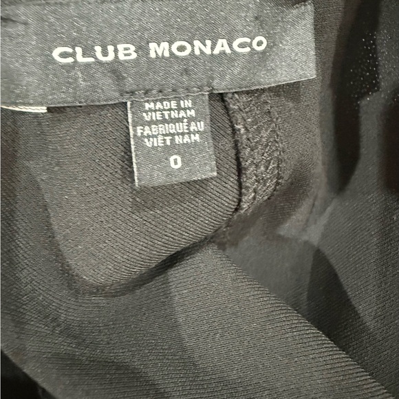 Club Monaco Chic Black Midi Dress - Picture 2 of 7